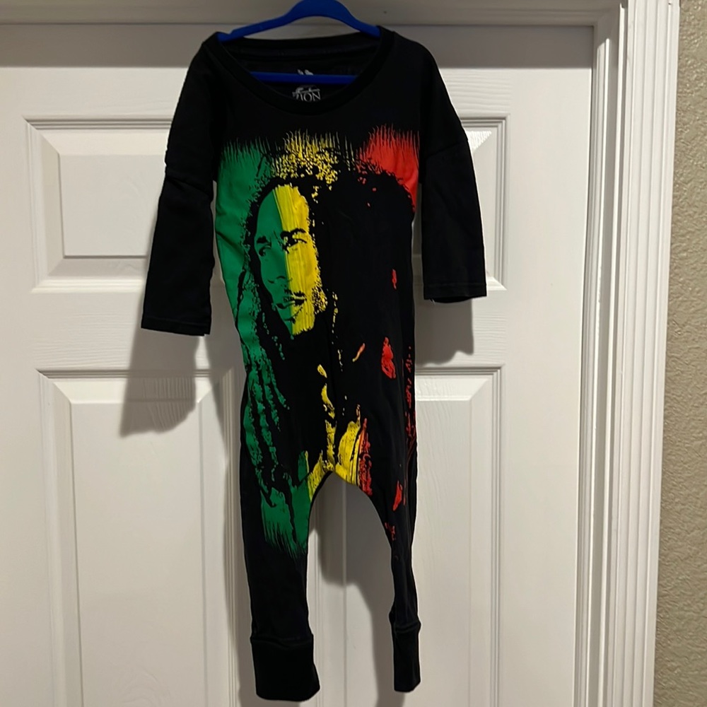 Zion Rootswear Bob Marley kids Onesie - Size M